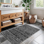 2x3 Washable Entryway Area Rug: Moroccan Small Runner Rug - Image 4