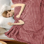 Bedsure GentleSoft Dusty Pink California King Size Blanket - Image 3