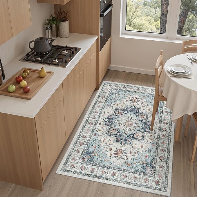 Madane Washable Entry Rug 3x4, Area Rugs - Image 2