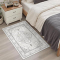 Madane Washable Area Rug 2x3, Small Entryway Rug Non-Slip Vintage Door Mat by Madane