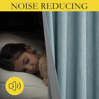 NICETOWN 100% Absolutely Blackout Linen Curtains - Image 5