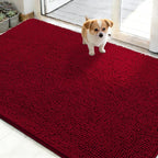 OLANLY Dog Door Mat for Muddy Paws 48x30, Absorbs Moisture and Dirt, Absorbent by OLANLY