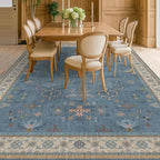 Hazo Haus Blue Big Rugs for Living Room - Image 3