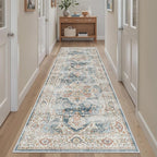 Madane Runner Rug 2'6''x8' Kitchen Runner, Hallway Runner Printed Vintage - Image 6