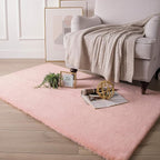 Ashler HOME DECO Ultra Soft Faux Rabbit Fur Chair Couch Cover Area Rug - Image 2