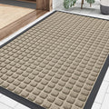 Smiry Front Door Mat Outside Entrance, Heavy Duty Natural Rubber Doormat by Smiry