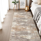 3x6 Washable Kitchen Runner Rug: Modern Abstract Runners - Image 3
