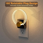 JandCase Night Light, Night Lights Plug into Wall, Dimmable Nightlight