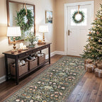 Wide Hallway Washable Runner Rug: 3x10 Water-Resistant Entryway Area Rug - Image 2