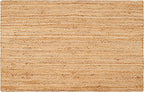 Hausattire Hand Woven Jute Braided Rug, Reversible Boho Entry Area Rugs - Image 4