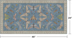 Dusty Blue Bathroom Rug 2x4 - Image 2