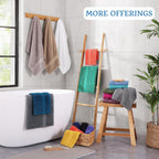 LANE LINEN Towel Set Soft Absorbent Quick Dry 100% Cotton 4 Piece - Allure