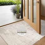 Washable 2x6 Thin Runner Rug: Abstract Soft Entryway Doormat Water-Resistan - Image 3