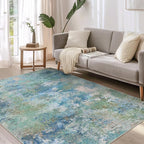 Area Rugs 5x7 for Living Room Bedroom, Modern Abstract Machine Washable Rug - Image 3