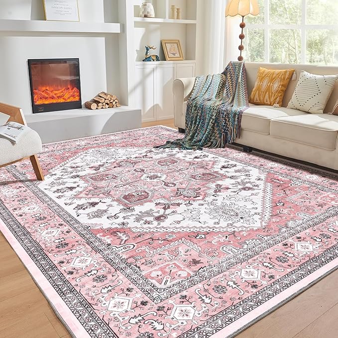 OPPODREAM Soft Area Rugs 4x6, Low-Pile Washable Rugs 4x6 by OPPODREAM