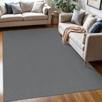 KOZYFLY Washable Area Rug 5x7 ft Rubber Backed Non Slip Rugs by KOZYFLY