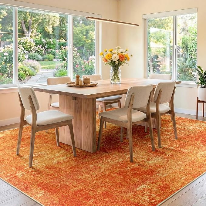 Washable Area Rugs 5'x7' Non-Slip Modern Abstract Soft - Image 3