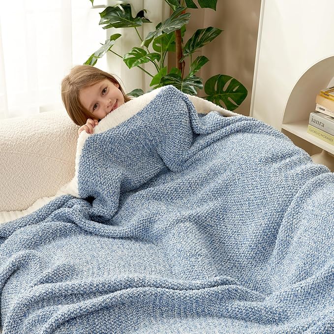 Snuggle Sac Blue Throw Blankets - Image 7