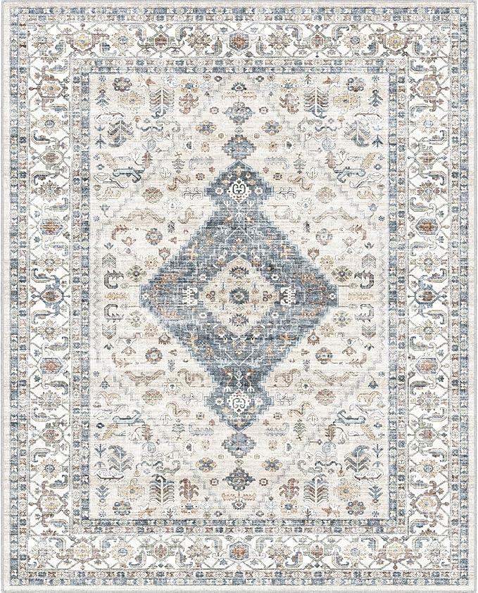 Washable Vintage Area Rug 8x10 - Image 3
