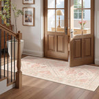 2x5 Rug Runner Washable for Entryway, Soft Bathroom Rugs by Restydon