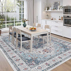 zesthome Area Rugs 9x12, Washable Rug Non-Slip Low Pile Rugs - Image 8