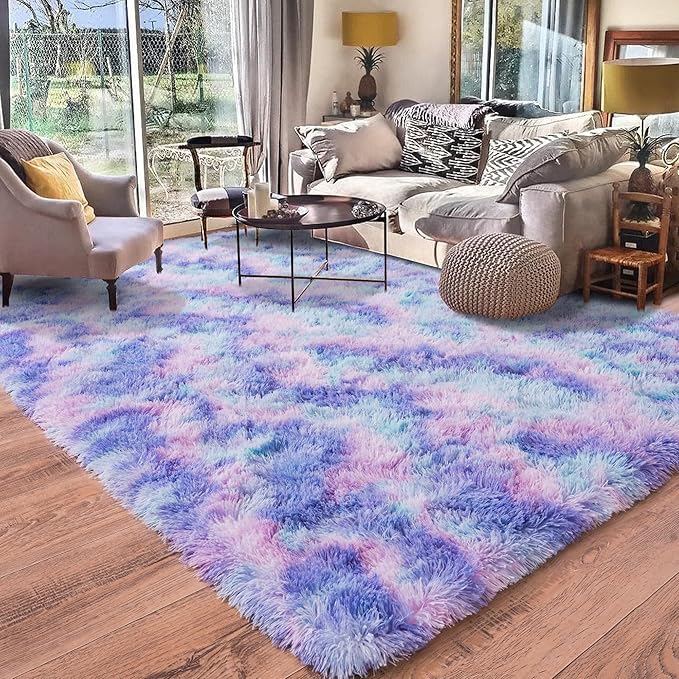 Rugs for Living Room 5x7, Soft Shaggy Modern Shag Area Rug for Bedroom - Image 7