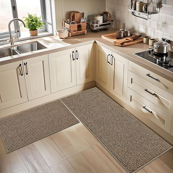 BEQHAUSE Kitchen Rugs 32"x48", Non-Slip Kitchen Mats - Image 8