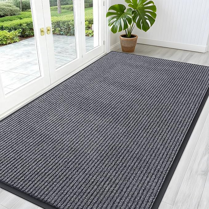 OLANLY Front Door Mat Indoor Outdoor Entrance, Waterproof Heavy Duty Doormat by OLANLY