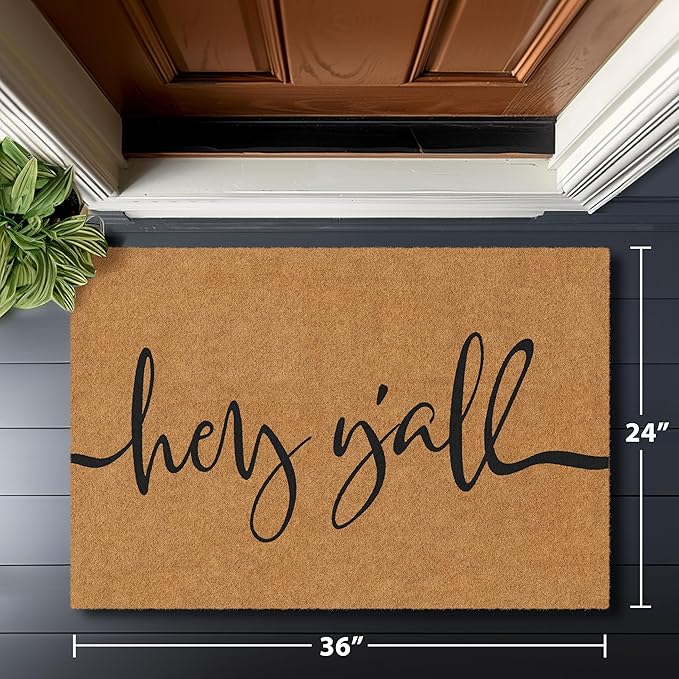 Barnyard Designs Natural Coco Coir Heavy Duty Backing Doormat - Image 8