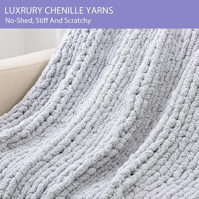 Bigacogo Chunky Knit Throw Blanket - Image 5