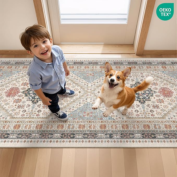 Runner Rug 2x10, Ultra-Thin Kitchen Rugs Non Slip Washable Rugs - Image 8