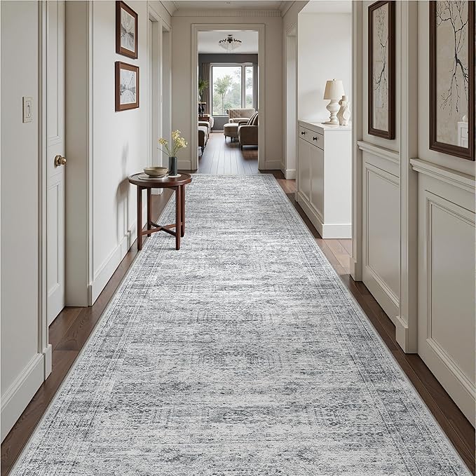 3x14 Washable Runner Rug for Hallway, Non-Slip Long Hallway Runner for Entryway - Image 5