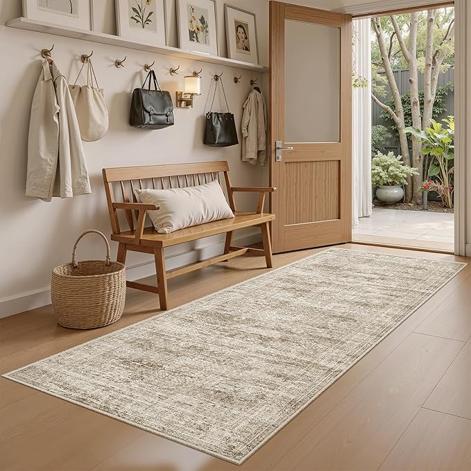 Runner Rug 2'x6' Washable Non-Slip Runner Rugs by Soalmost