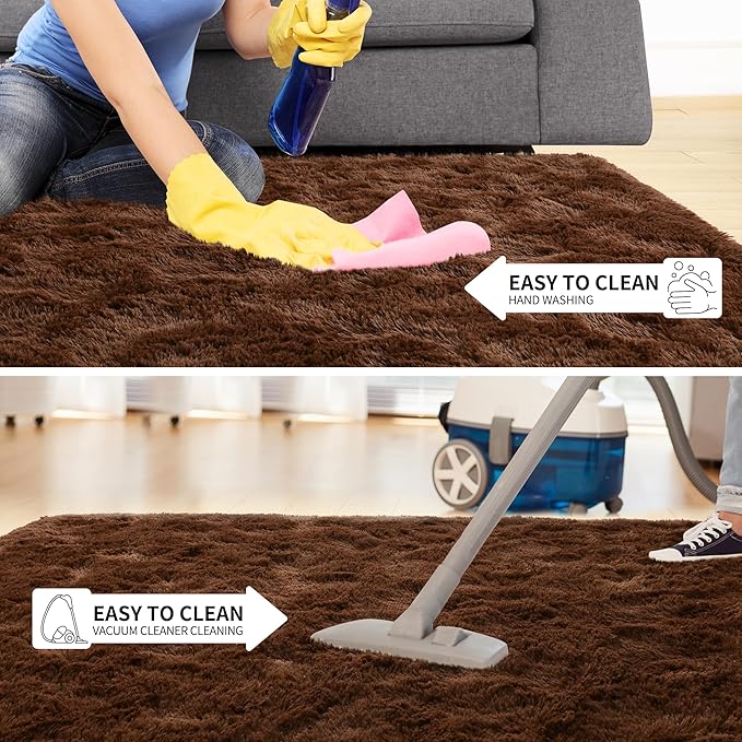 Tepook Area Rugs 9x12 for Living Room, Super Soft Fluffy Rugs for Bedroom - Image 7