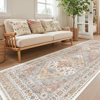 4x10 Runner Rug, Washable Hallway Runner Rug - Image 9