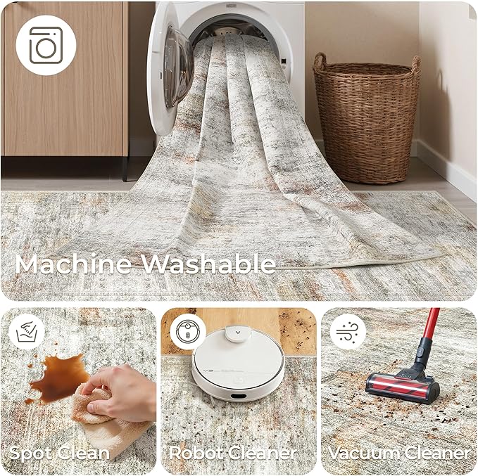 Kitchen Runner Rugs Non Skid Washable - Image 8