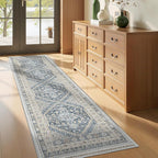 Runner Rug 2x8 Runners for Hallways Non Slip Washable, Vintage Hallway Runner - Image 3