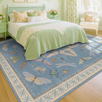 Hazo Haus Insect Light Blue Rug - Image 3