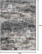 Area Rugs 10x12 for Living Room Bedroom, Modern Abstract Machine Washable Large - Image 2