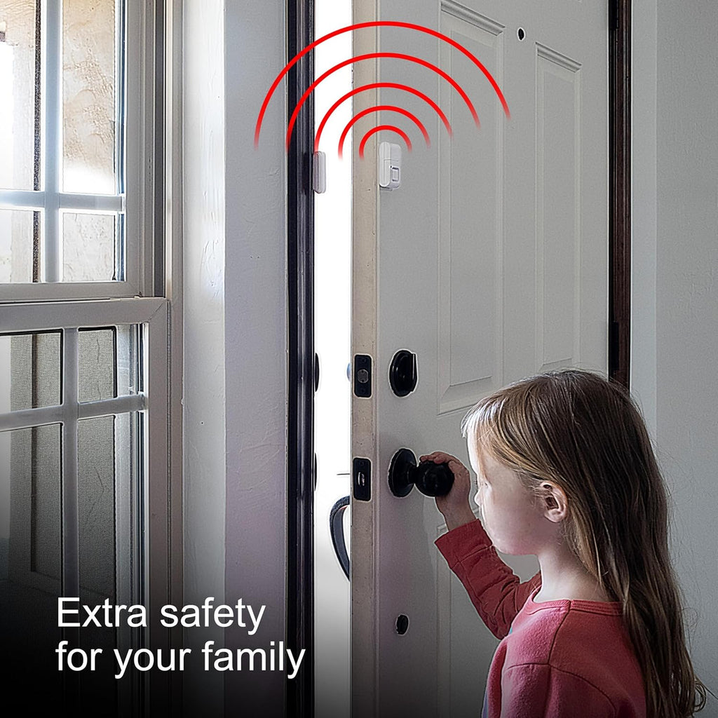 UltraPro Personal Security Window and Door Alarm, 4 Pack, Wireless Chime