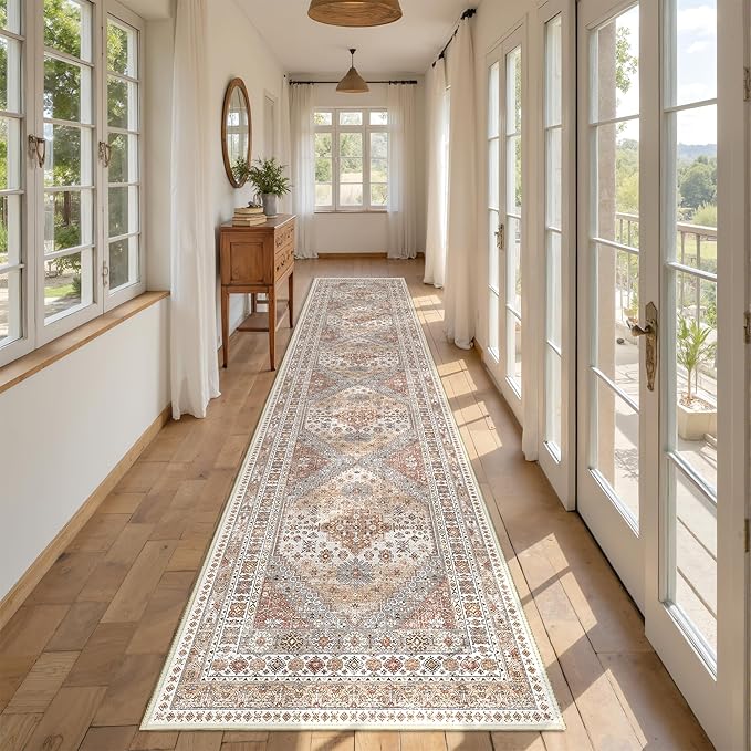 Carpet Runners for Hallway 12ft, Non-Slip Long Bathroom Rugs Runner for Kitchen - Image 5