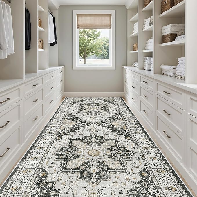 Madane 4x12 Wide Hallway Runners: Washable Runner Rug - Image 3