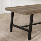 71''Industrial Dining Table for 6-8 People,Large Kitchen Table