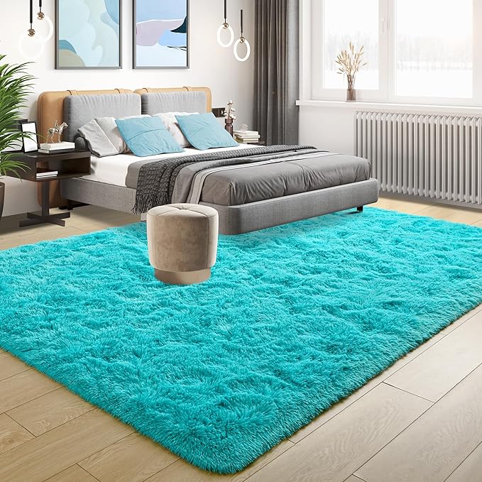 Tepook Super Soft Fluffy Rug for Bedroom, Modern Shaggy Fuzzy Kids Rugs for - Image 3