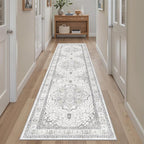 Madane Runner Rug 2x8, Washable Hallway Runner Rugs, Non-Slip Low-Pile Soft - Image 4