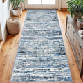 Lansny Modern Abstract Runner Rug 2.6x8 by lansny