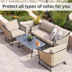 Patio Cushion Covers Outdoor Cushion Covers, Super Elastic Cushion Covers - Image 4