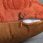 Fall Pumpkin Pillow Covers 18x18 Set of 2 Rust Red Fall Farmhouse Decor