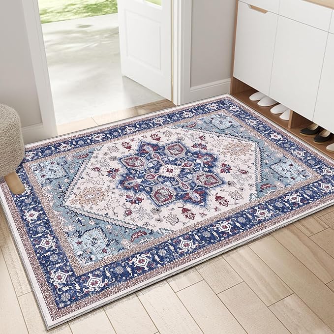 OPPODREAM Soft Throw Rugs 2x3, Small Washable Entryway Rugs 2 x 3 by OPPODREAM