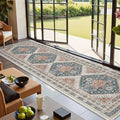 Kitchen Runner Rug Non Slip Washable 2.5x10, Soft Ultra-Thin Entryway Rug by Restydon